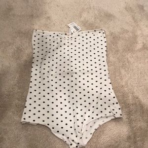 Polka dot bodysuit